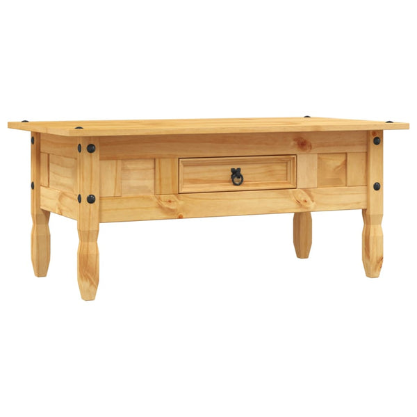 vidaXL Coffee Table Mexican Corona Range Pine Wood 100x55x44 cm