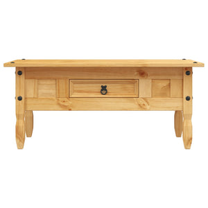 vidaXL Coffee Table Mexican Corona Range Pine Wood 100x55x44 cm