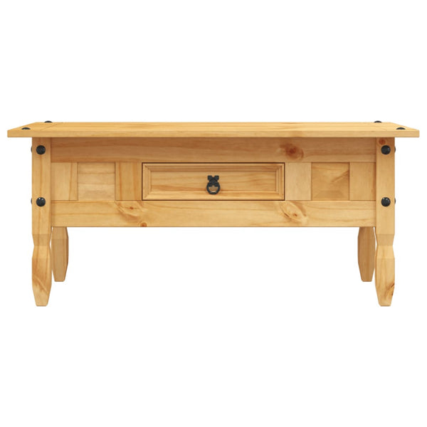 vidaXL Coffee Table Mexican Corona Range Pine Wood 100x55x44 cm