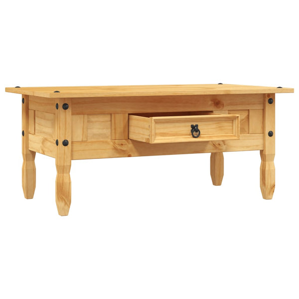 vidaXL Coffee Table Mexican Corona Range Pine Wood 100x55x44 cm