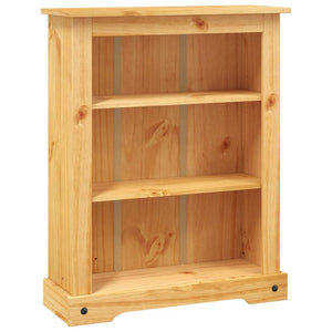 vidaXL Bookcase with 3 Shelves Mexican Corona Style Pine Wood 80x29x100 cm