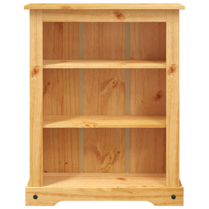 vidaXL Bookcase with 3 Shelves Mexican Corona Style Pine Wood 80x29x100 cm