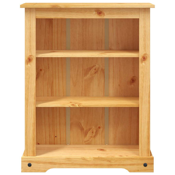 vidaXL Bookcase with 3 Shelves Mexican Corona Style Pine Wood 80x29x100 cm