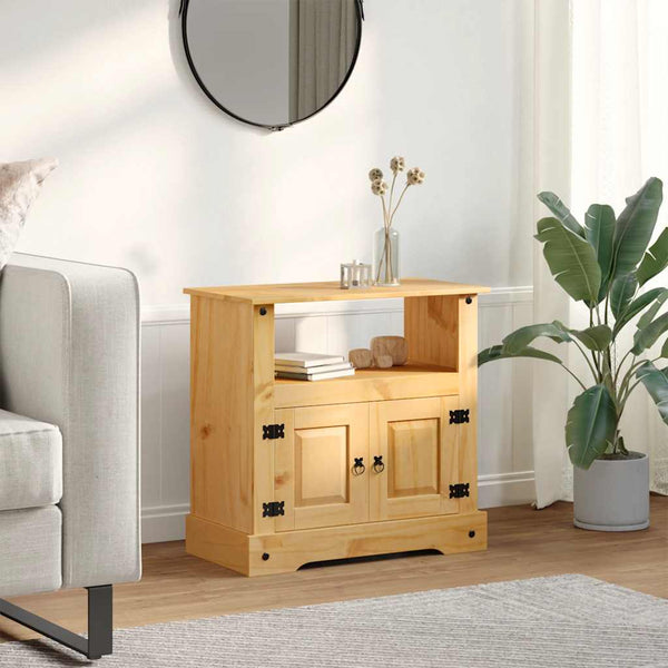 vidaXL TV Cabinet Mexican Style Solid Pine Corona 80 x 43 x 78 cm