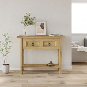 vidaXL Corona-Style Console Table Solid Pine 93x34.5x73 cm