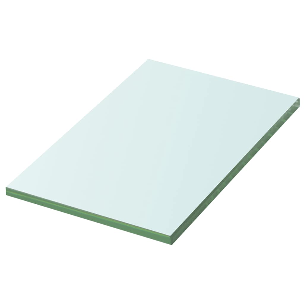 vidaXL Glass Shelf Transparent 20x12 cm
