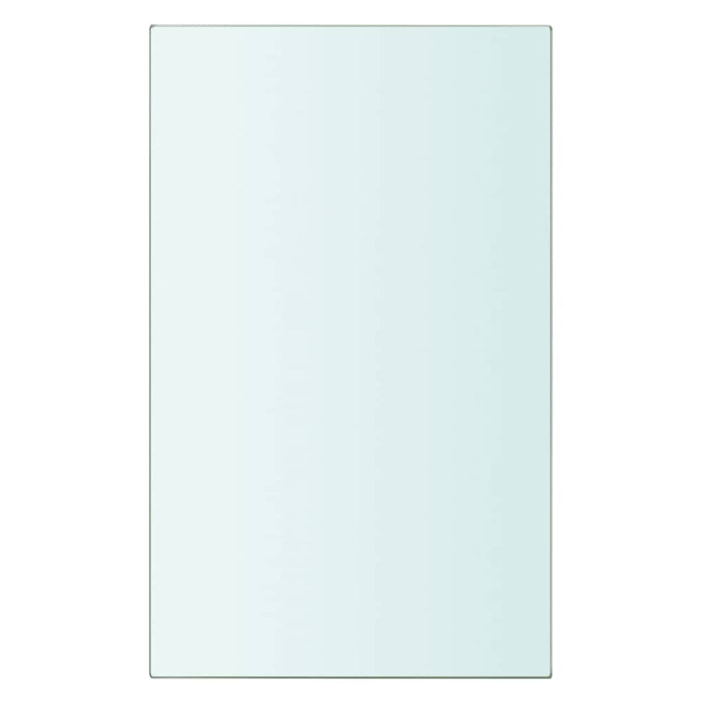 vidaXL Glass Shelf Transparent 20x12 cm