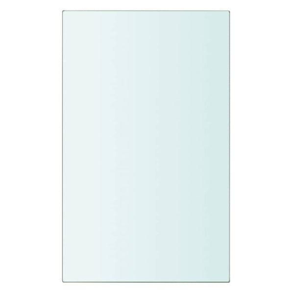 vidaXL Glass Shelf Transparent 20x12 cm