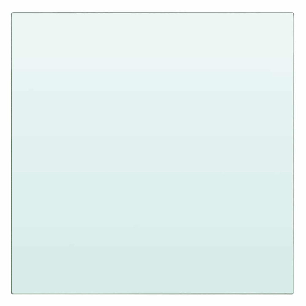 vidaXL Glass Shelf Transparent 20x20 cm