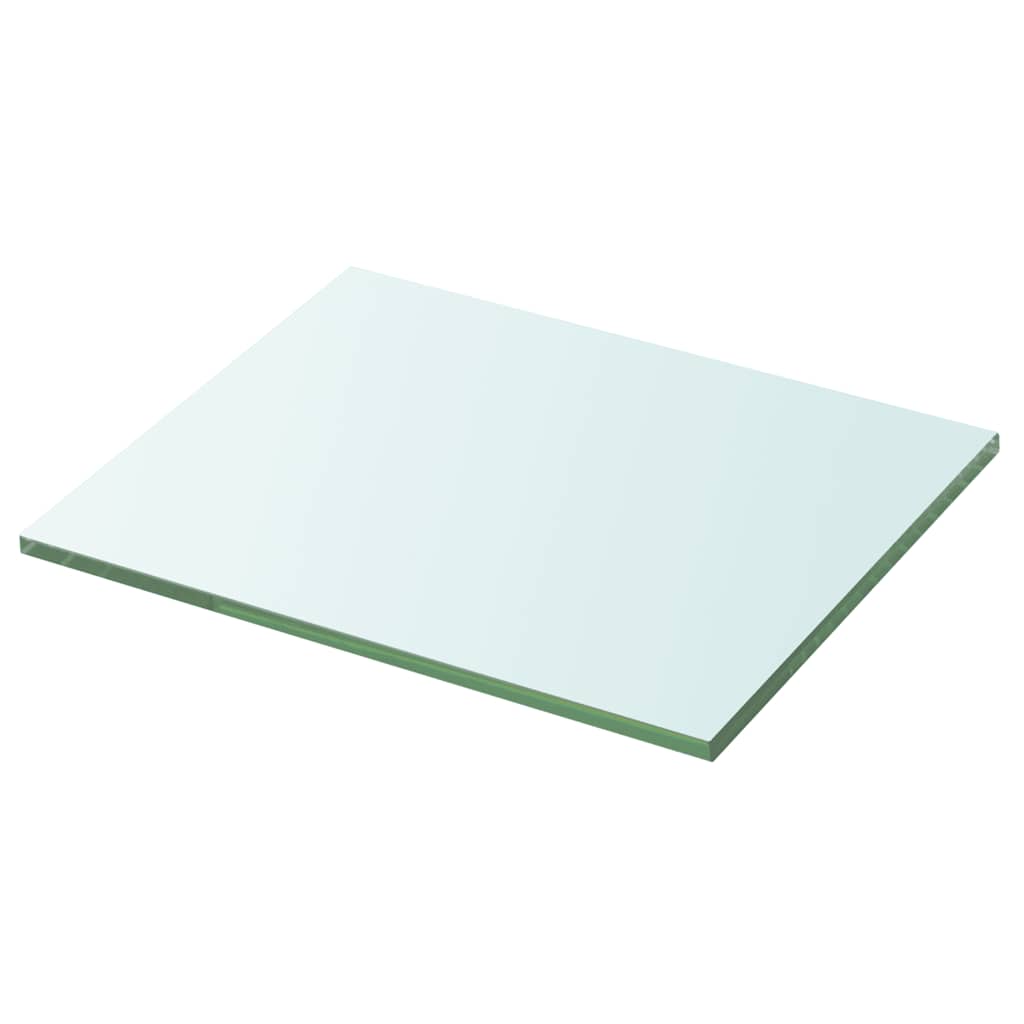 vidaXL Glass Shelf Transparent 20x25 cm