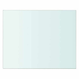 vidaXL Glass Shelf Transparent 20x25 cm