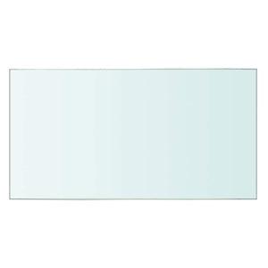 vidaXL Shelf Glass Transparent 30x12 cm