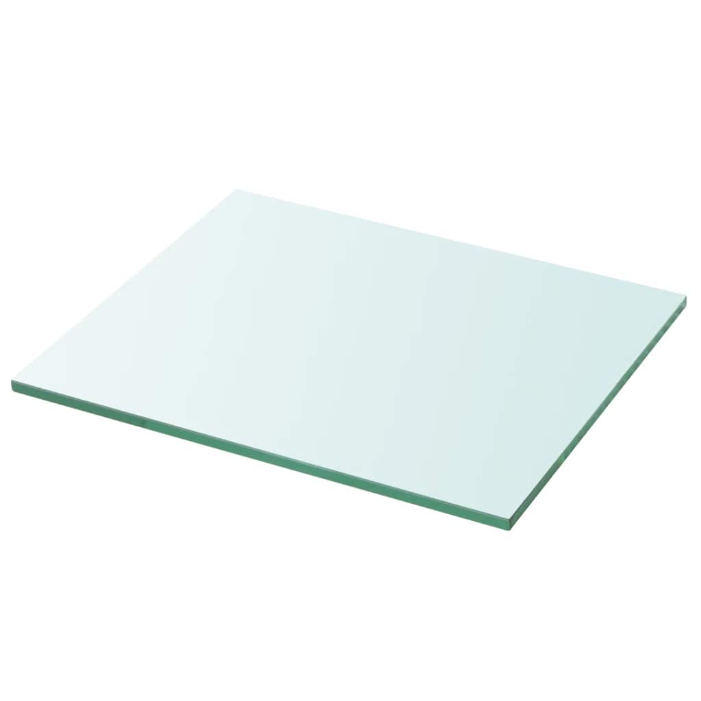 vidaXL Glass Shelf Transparent 30x25 cm