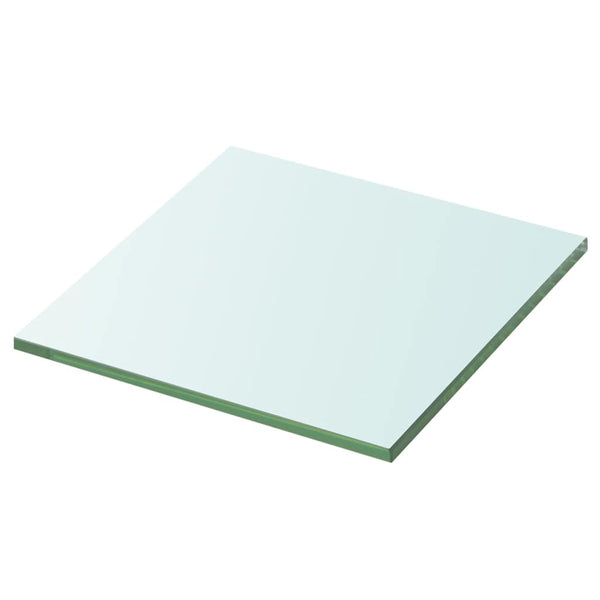 vidaXL Glass Shelf Transparent 30x30 cm