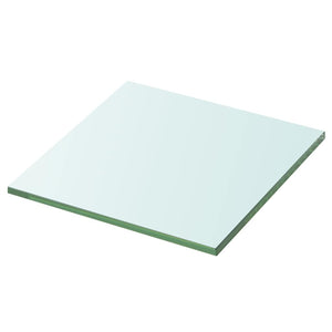 vidaXL Glass Shelf Transparent 30x30 cm