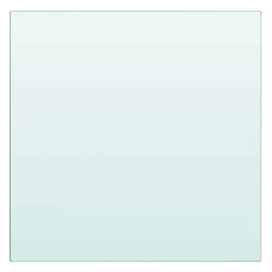 vidaXL Glass Shelf Transparent 30x30 cm