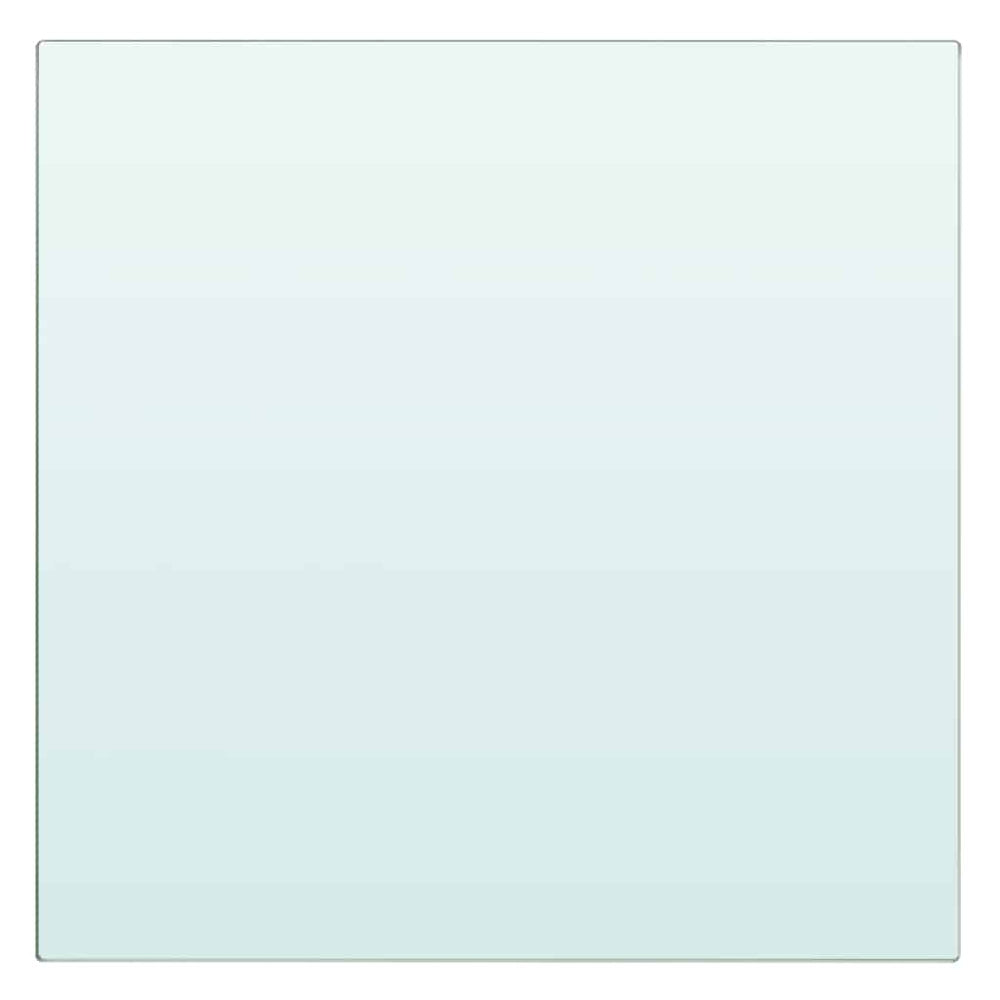 vidaXL Glass Shelf Transparent 30x30 cm