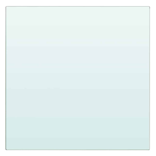 vidaXL Glass Shelf Transparent 30x30 cm