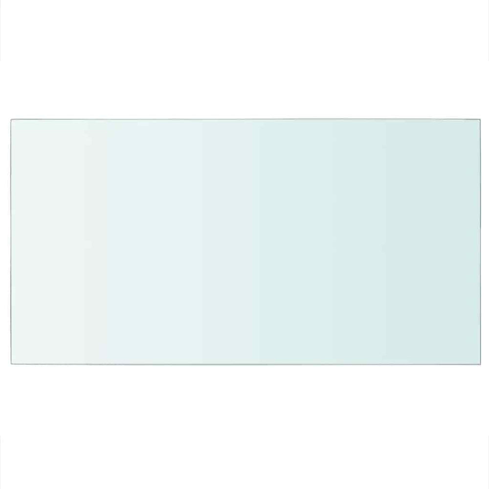 vidaXL Glass Shelf Transparent 40 cm x 25 cm