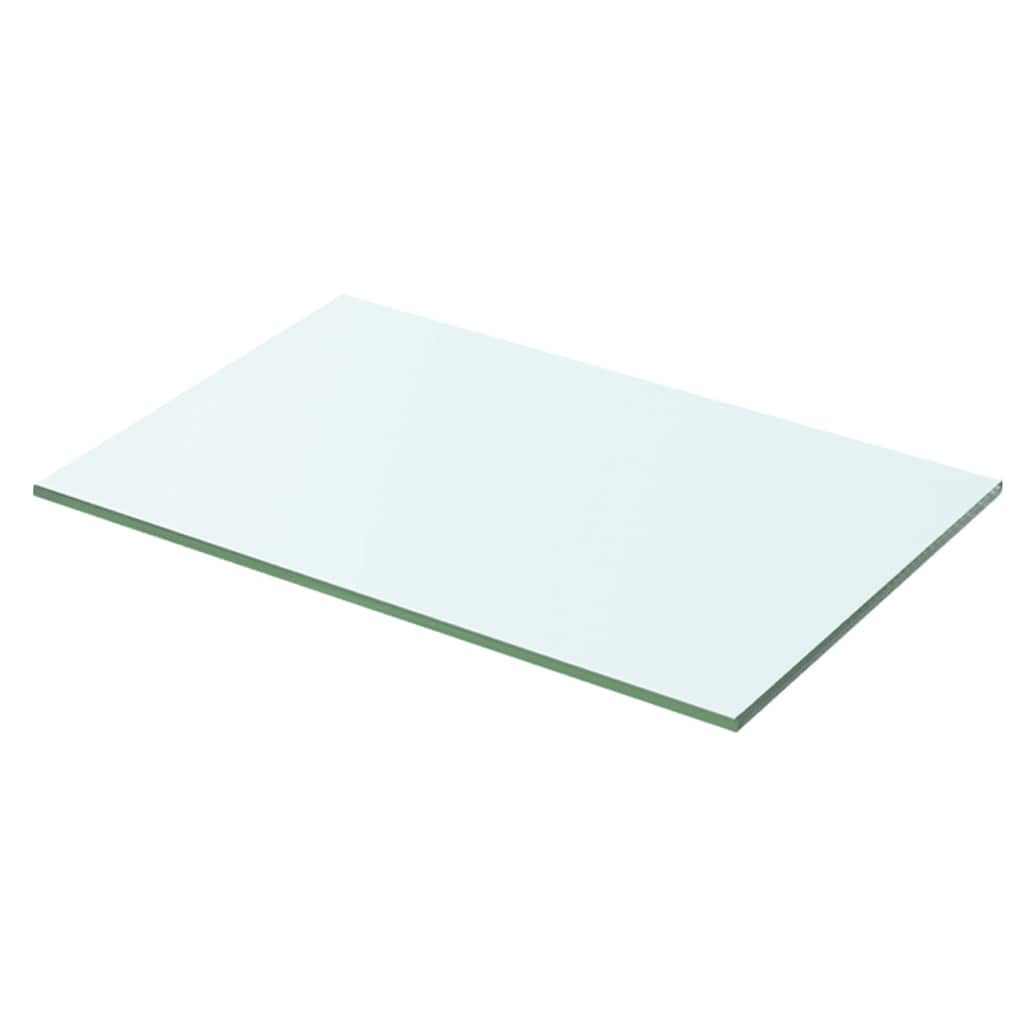 vidaXL Glass Shelf Transparent 50x25 cm