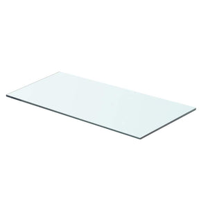 vidaXL Glass Shelf Transparent 60x25 cm
