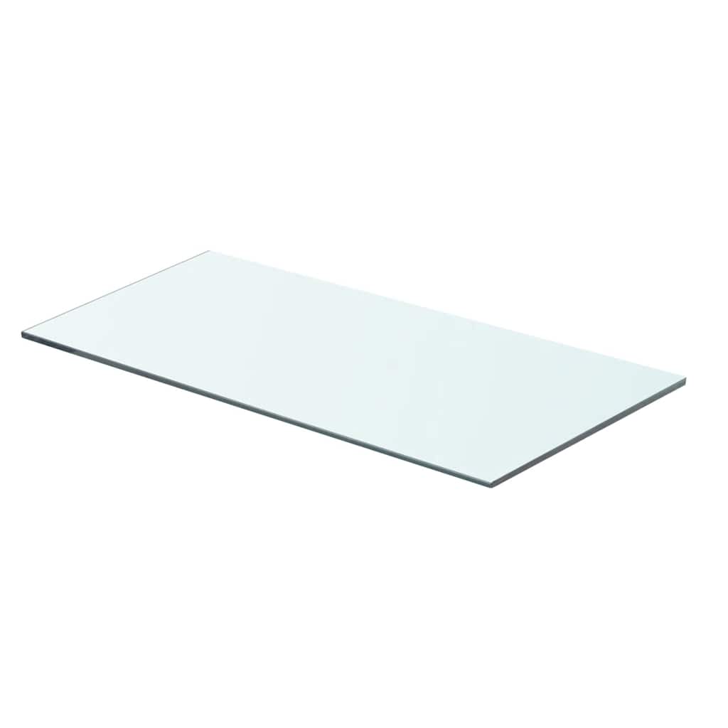 vidaXL Glass Shelf Transparent 60x25 cm