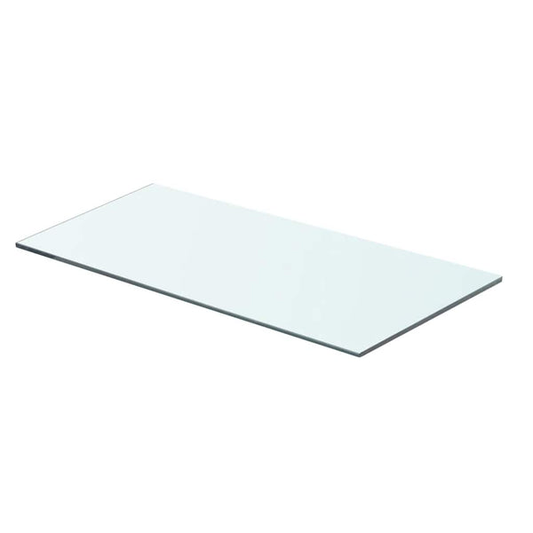 vidaXL Glass Shelf Transparent 60x25 cm