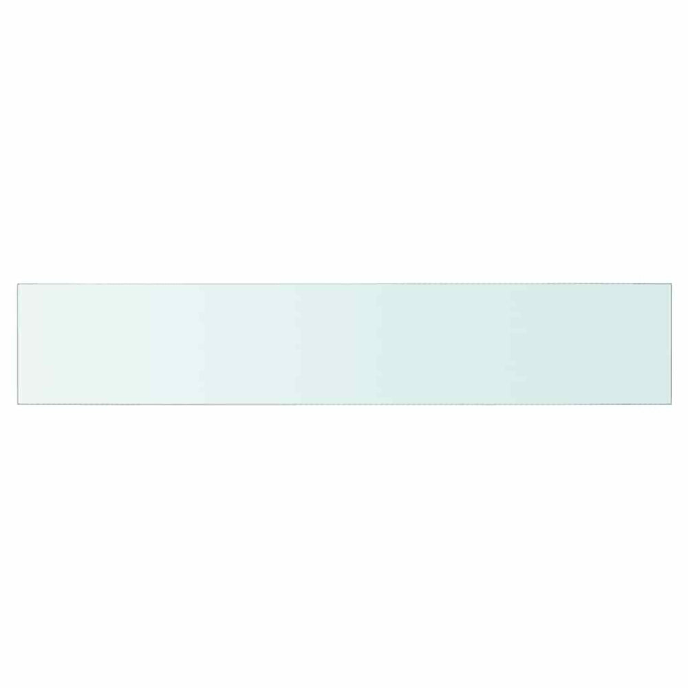 vidaXL Glass Shelf Clear 70x12 cm