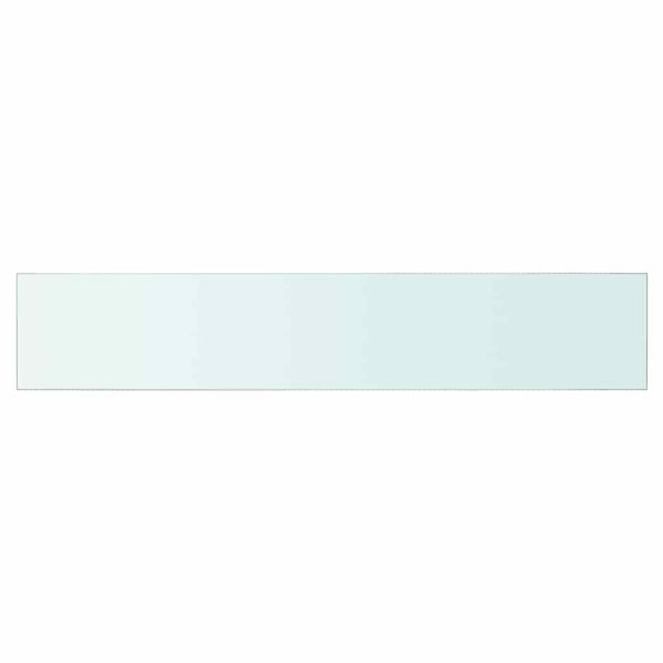 vidaXL Glass Shelf Clear 70x12 cm