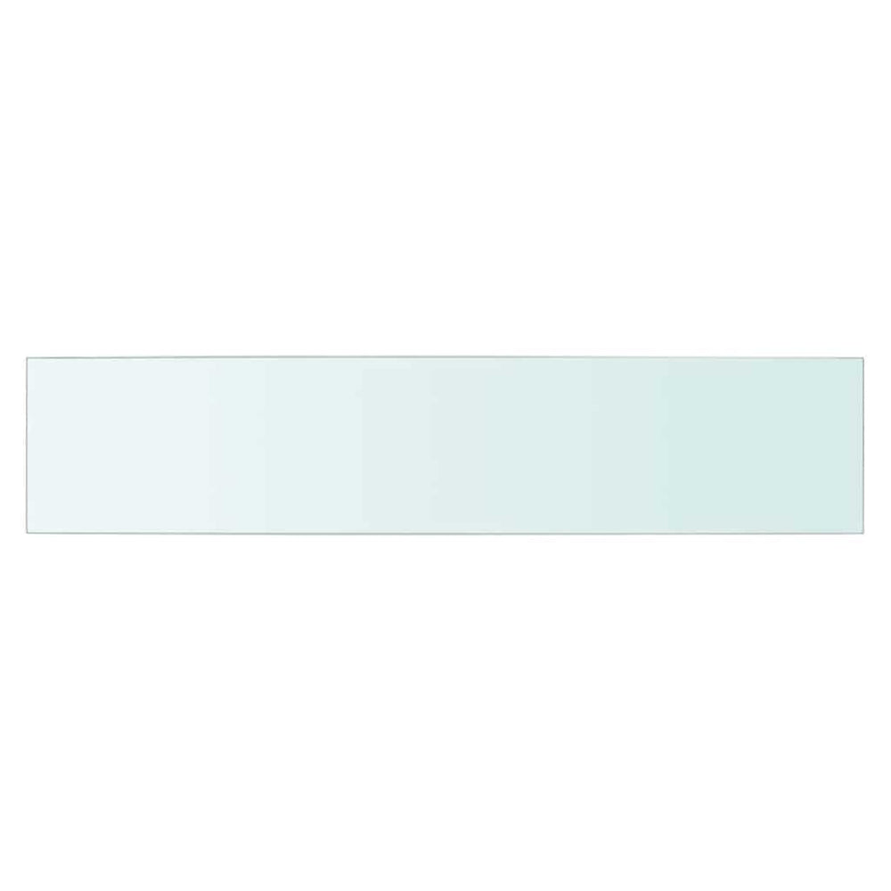 vidaXL Glass Shelf Transparent 70x15 cm