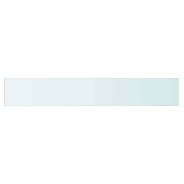 vidaXL Glass Shelf Transparent 80x12 cm