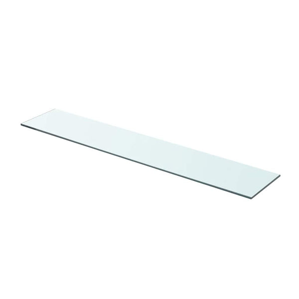 vidaXL Glass Shelf Transparent 80x15 cm