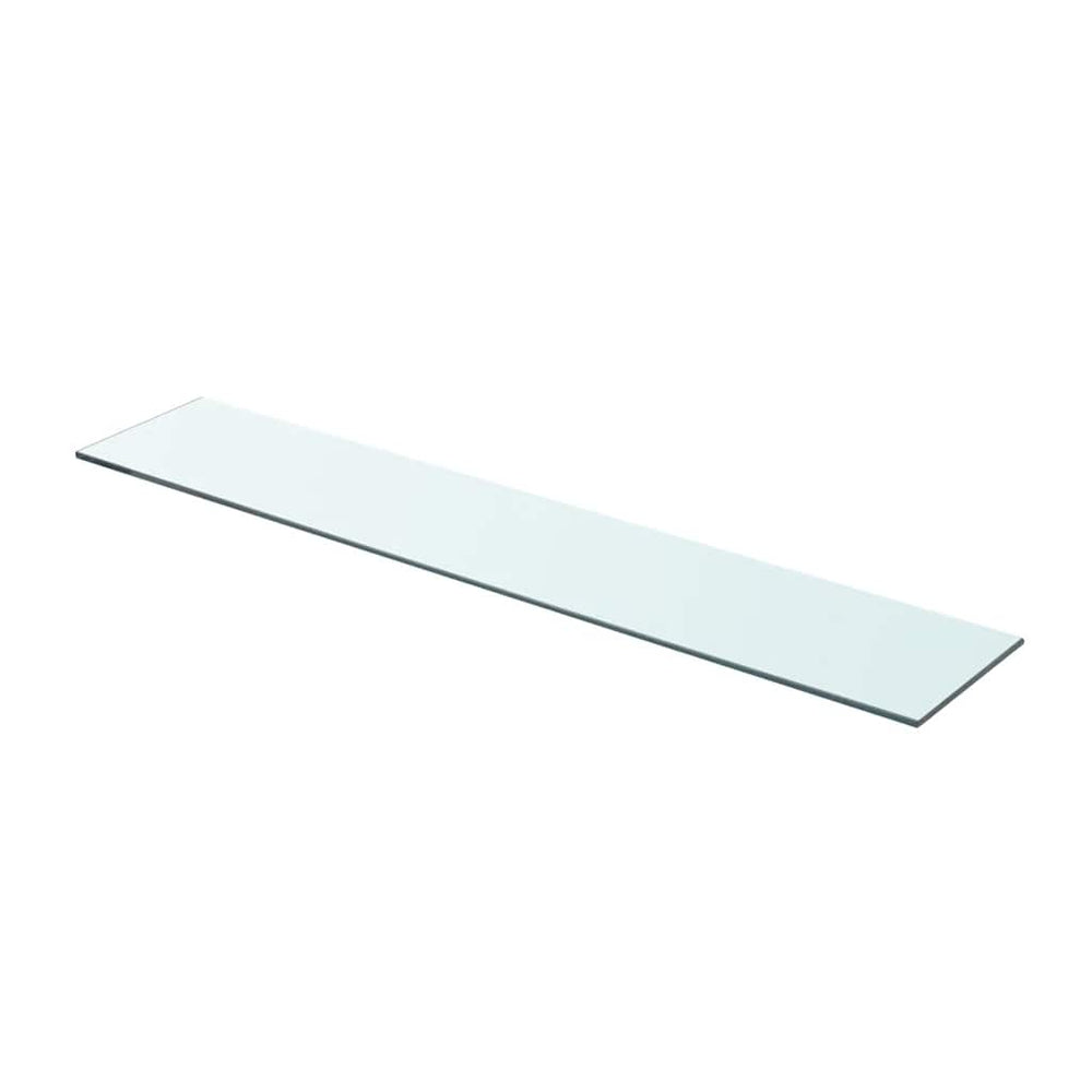 vidaXL Glass Shelf Transparent 80x15 cm