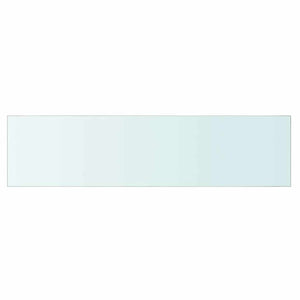 vidaXL Glass Shelf Transparent 80x20 cm