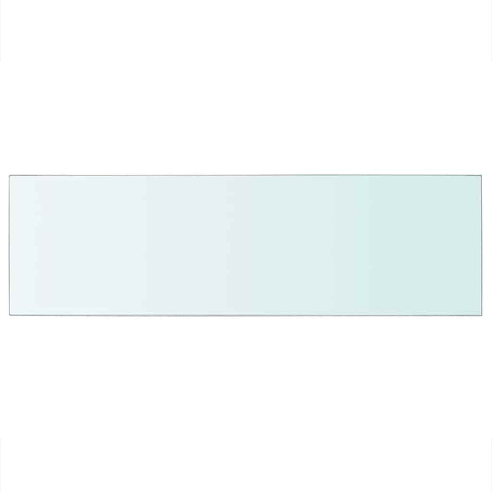 vidaXL Glass Shelf Transparent 80 cm x 25 cm