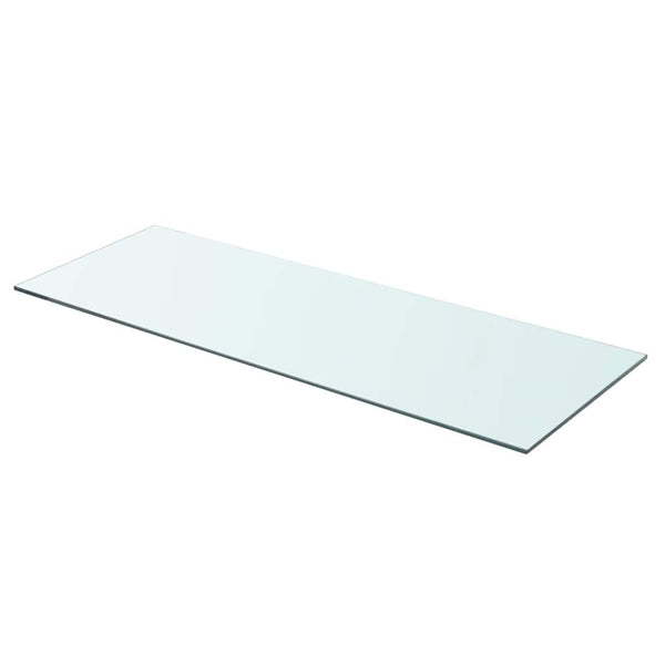 vidaXL Glass Shelf Transparent 80x30 cm