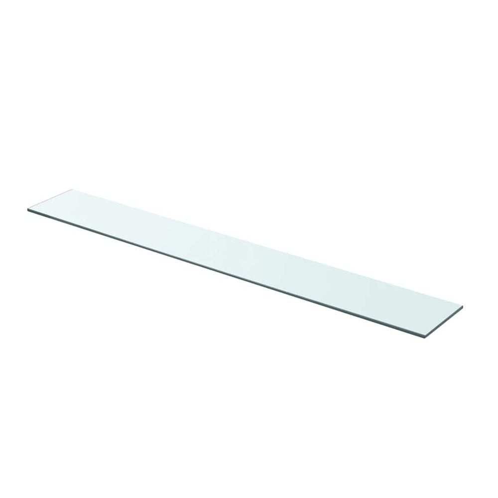 vidaXL Glass Shelf Transparent 90x12 cm