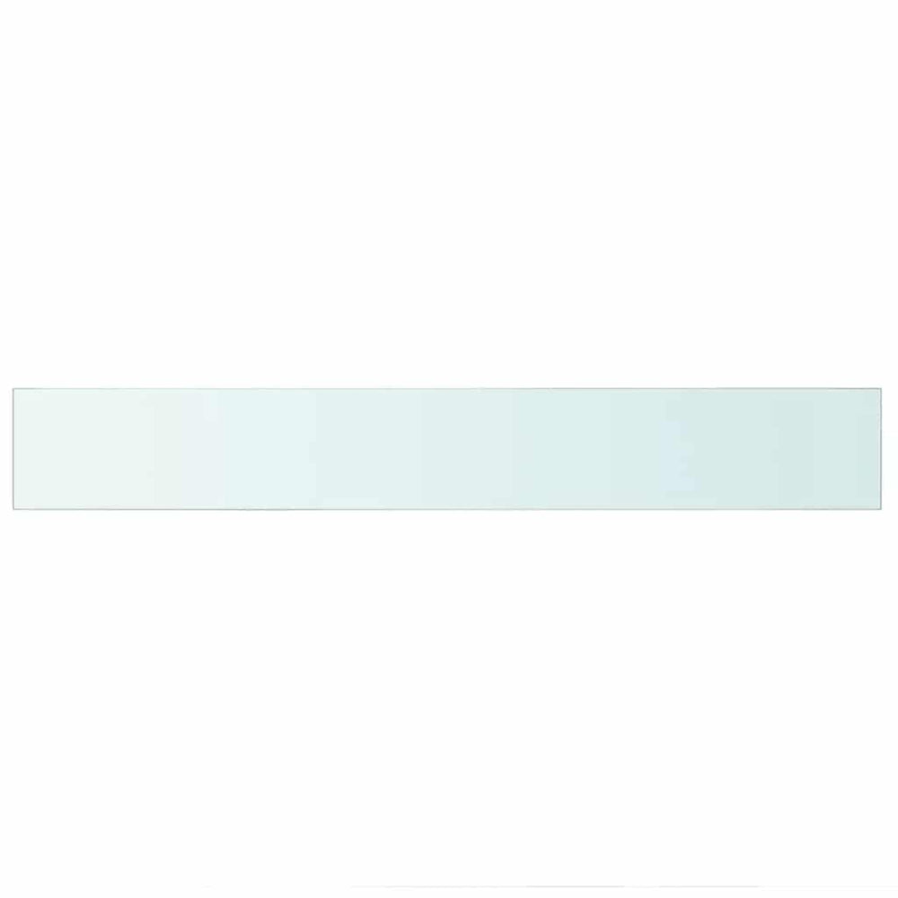 vidaXL Glass Shelf Transparent 90x12 cm