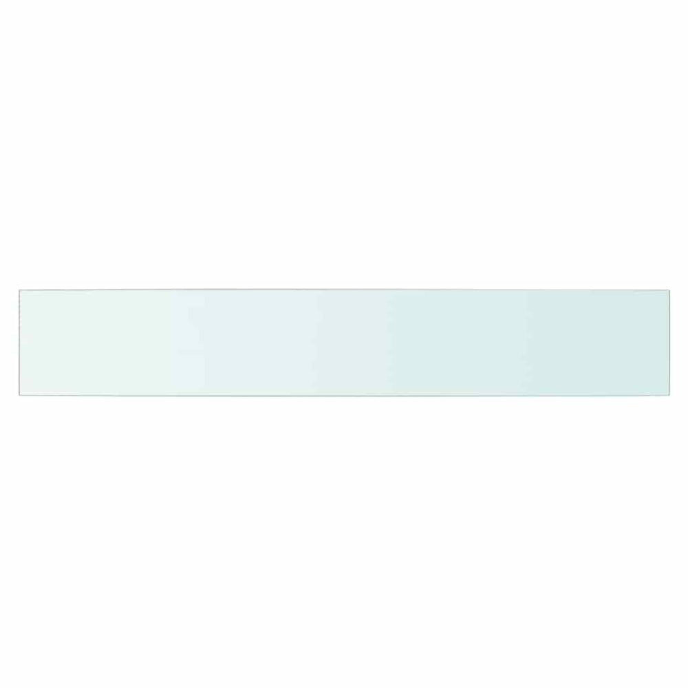 vidaXL Glass Shelf Transparent 90x15 cm