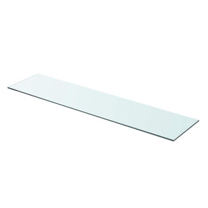 vidaXL Shelf Glass Transparent 90x20 cm