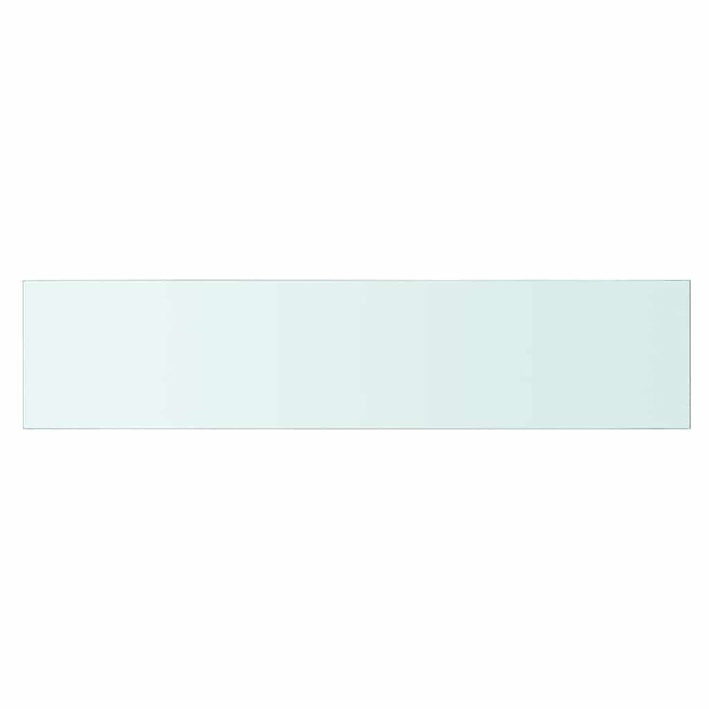 vidaXL Shelf Glass Transparent 90x20 cm