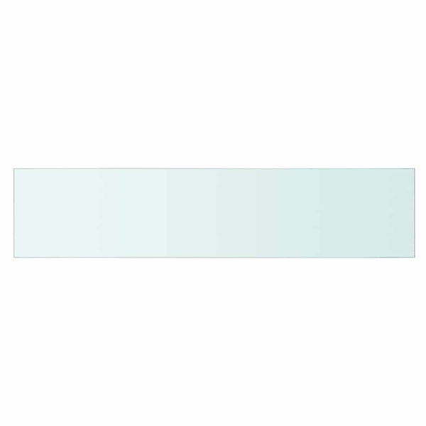 vidaXL Shelf Glass Transparent 90x20 cm