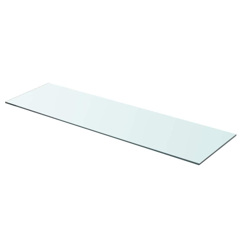 vidaXL Glass Shelf Transparent 90x25 cm