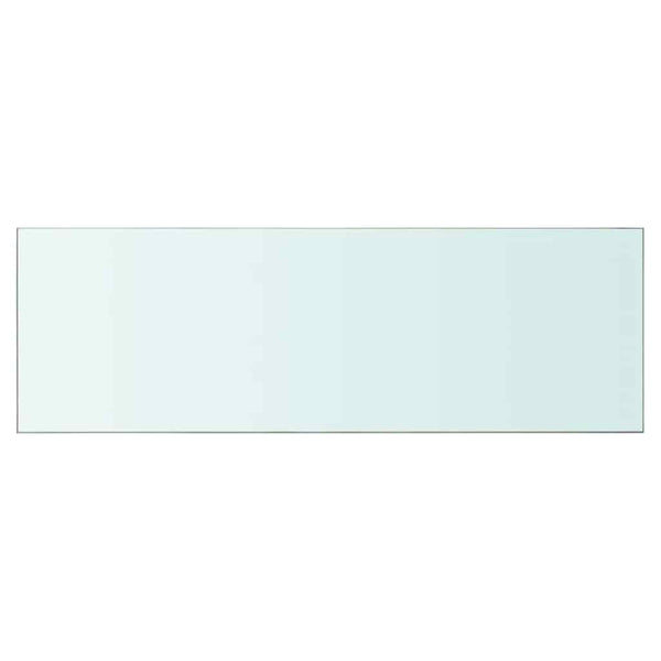 vidaXL Glass Shelf Transparent 90x30 cm