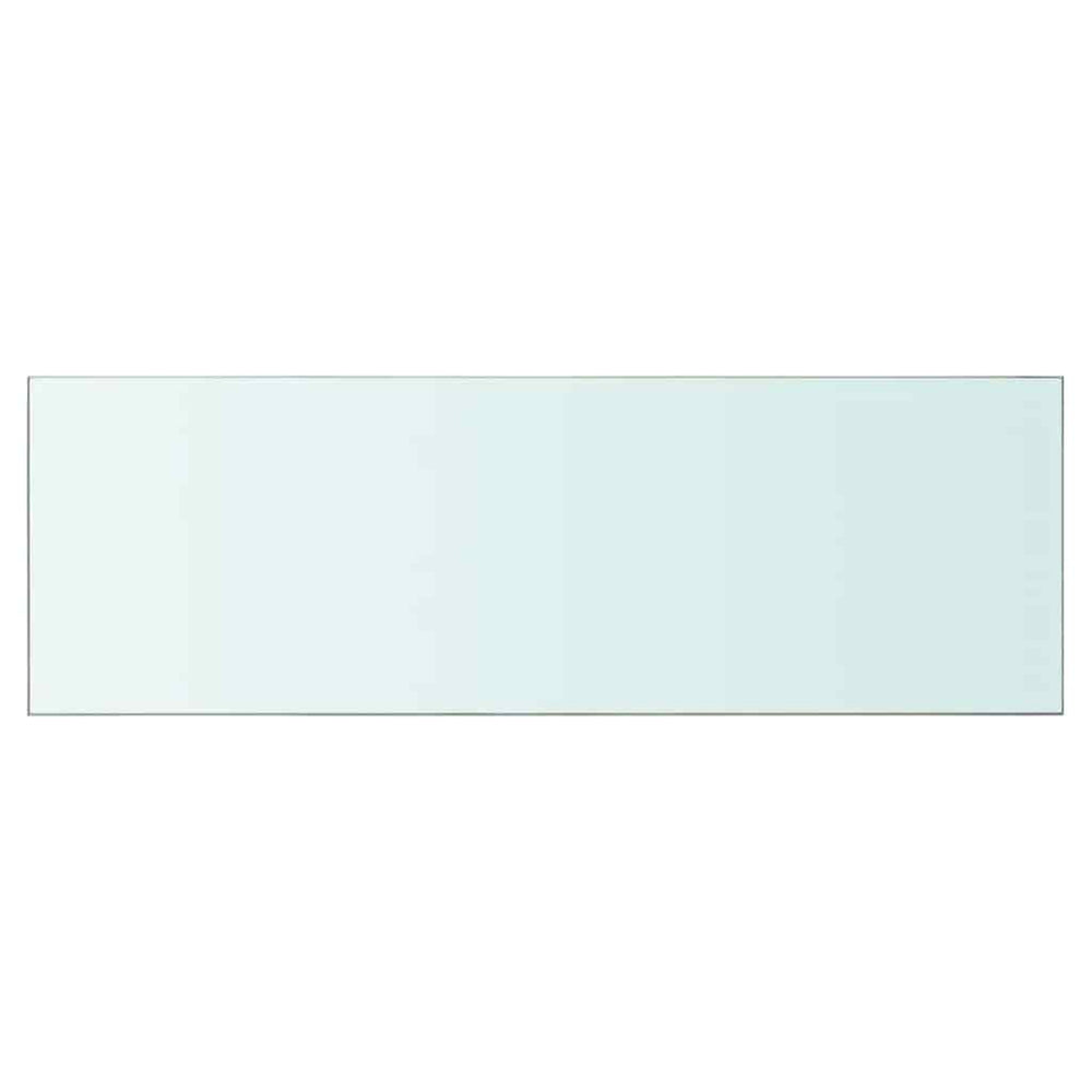 vidaXL Glass Shelf Transparent 90x30 cm