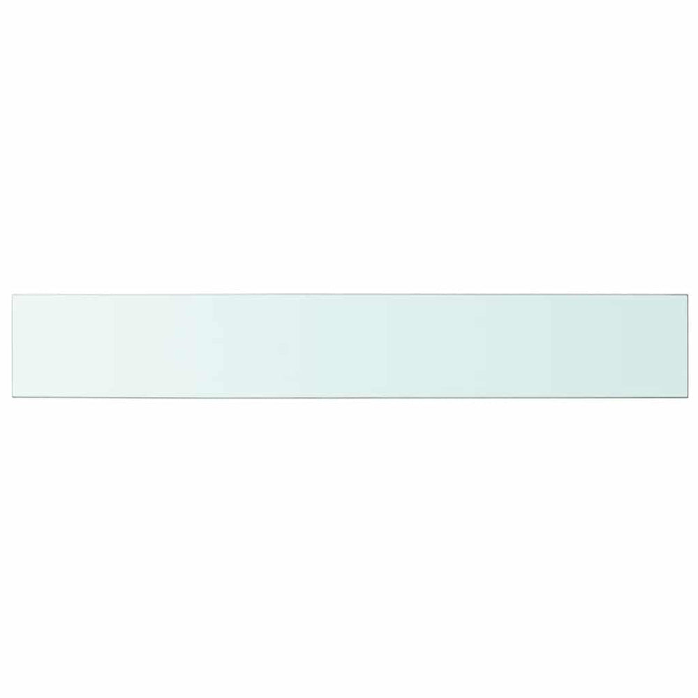 vidaXL Shelf Board Glass Transparent 100x15 cm