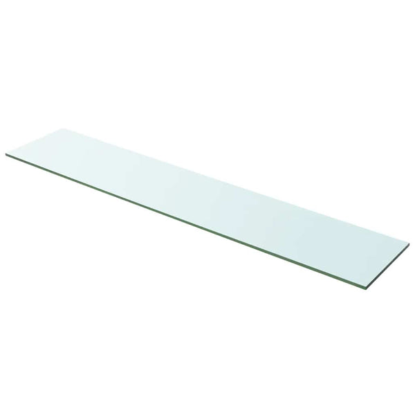 vidaXL Glass Shelf Clear 100x20 cm
