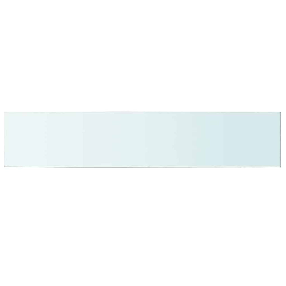 vidaXL Glass Shelf Clear 100x20 cm
