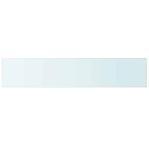 vidaXL Glass Shelf Clear 100x20 cm