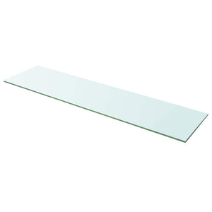 vidaXL Glass Shelf Transparent 100x25 cm